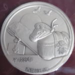 松本徽章　平成元号26年1月1日　奉祝メダルと記念カバーのセット　純銀製メダル
